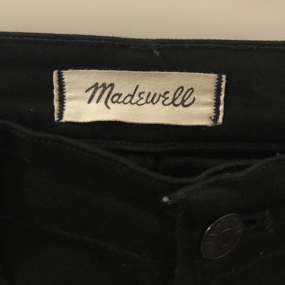 EUC Madewell 10” high rise black skinny jeans - Picture 3 of 6